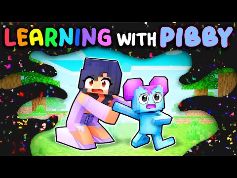 Aphmau - Learning With PIBBY In Minecraft!