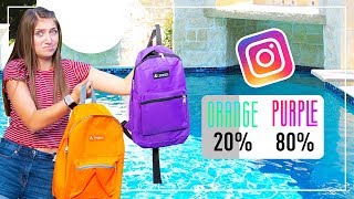 DON’T Drop the Wrong MYSTERY BACKPACK in the Pool! (YOU DECIDE)