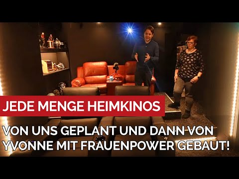 Von uns geplant und dann mit Frauenpower gebaut - das Heimkino von Christian und Yvonne #heimkino