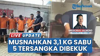 3 Kilogram Sabu Dimusnahkan BNNP Kaltim, 2 Mobil HRV Turut Diamankan sebagai Barang Bukti