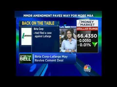 CNBC-TV18 Exclusive: Birla Corp - Lafarge May Revive Cement Deal