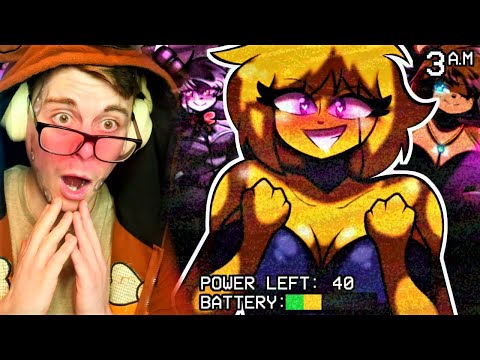 FNIA Freddy Power Cut Me in Real Life.. (Five Nights in Anime Reborn Night  3 & Night 4) 