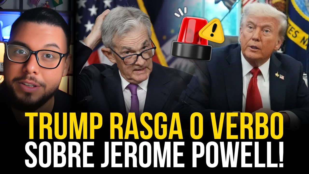 VEJA O QUE O TRUMP DISSE sobre O JEROME POWELL!! INACREDITÁVEL