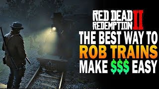 THE BEST Way To Rob Trains In RDR2! Make Easy Money! Red Dead Redemption Heist Guide