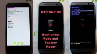 HTC ONE M8 Bootloader Mode and Factory Reset