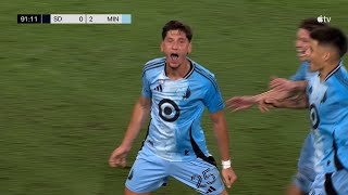Nectarios Triantis SCORES FROM THE HALFWAY LINE for Minnesota!!