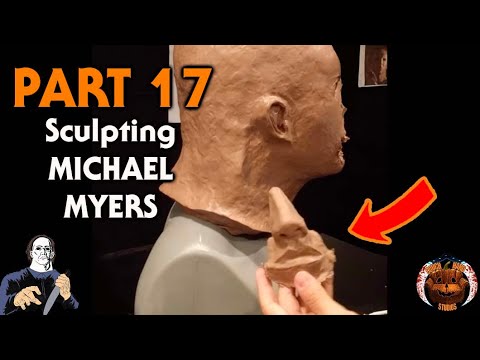 Michael Myers Sculpture Timelapse Documentary - Halloween (PART 17/31)
