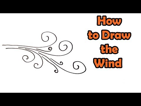 How to Draw the Wind - VERY EASY - FOR KIDS - YouTube