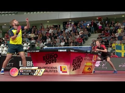[2019 European Championships] Liam Pitchford vs Jon Persson | MT-QF 2019.9.6