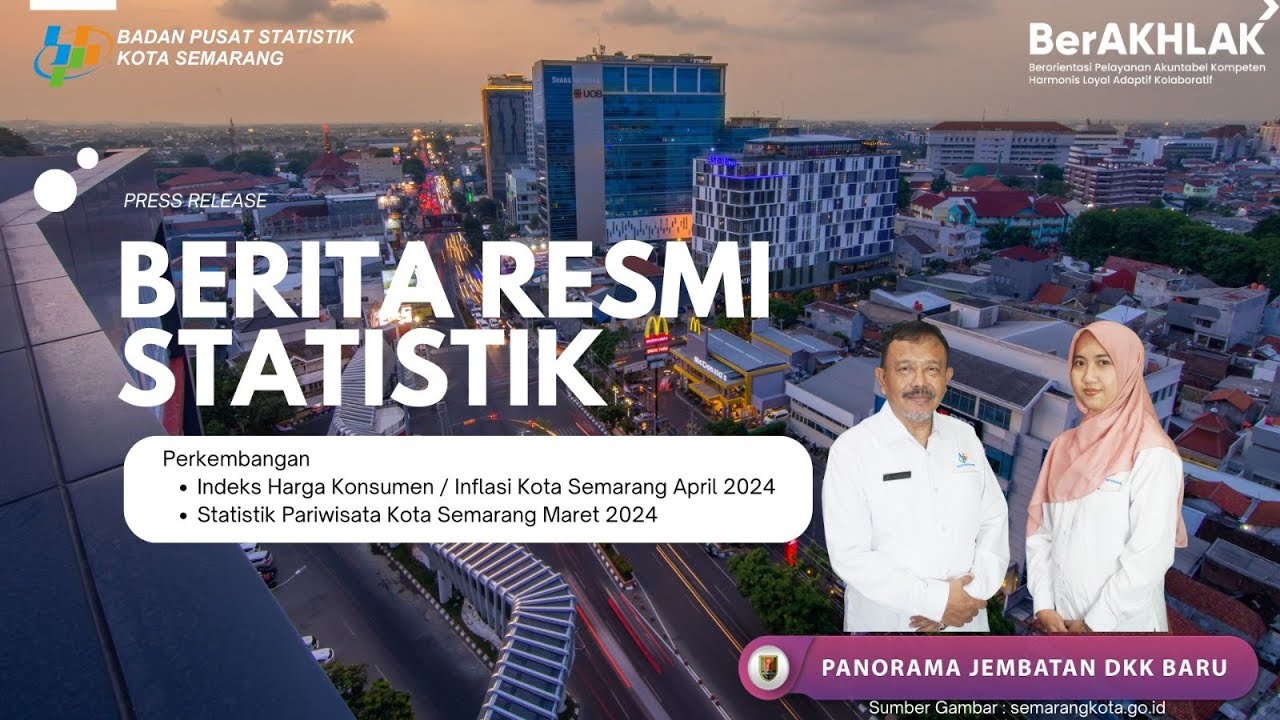 Press Release - Inflasi April 2024 dan Perkembangan Pariwisata Maret 2024 Kota Semarang