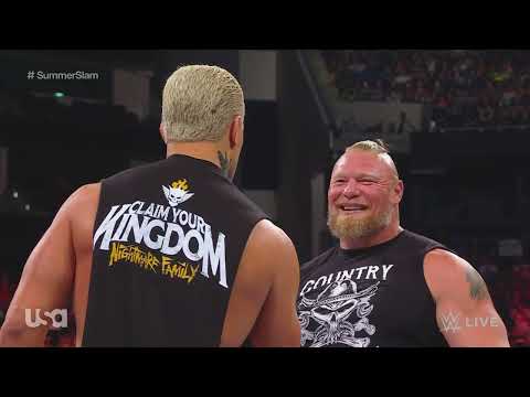 Brock Lesnar & Cody Rhodes Final Showdown Before SummerSlam – WWE Raw 7/31/23 (Full Segment)