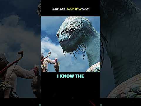 What Mimir Said to The World Serpent #godofwar #gow #shorts