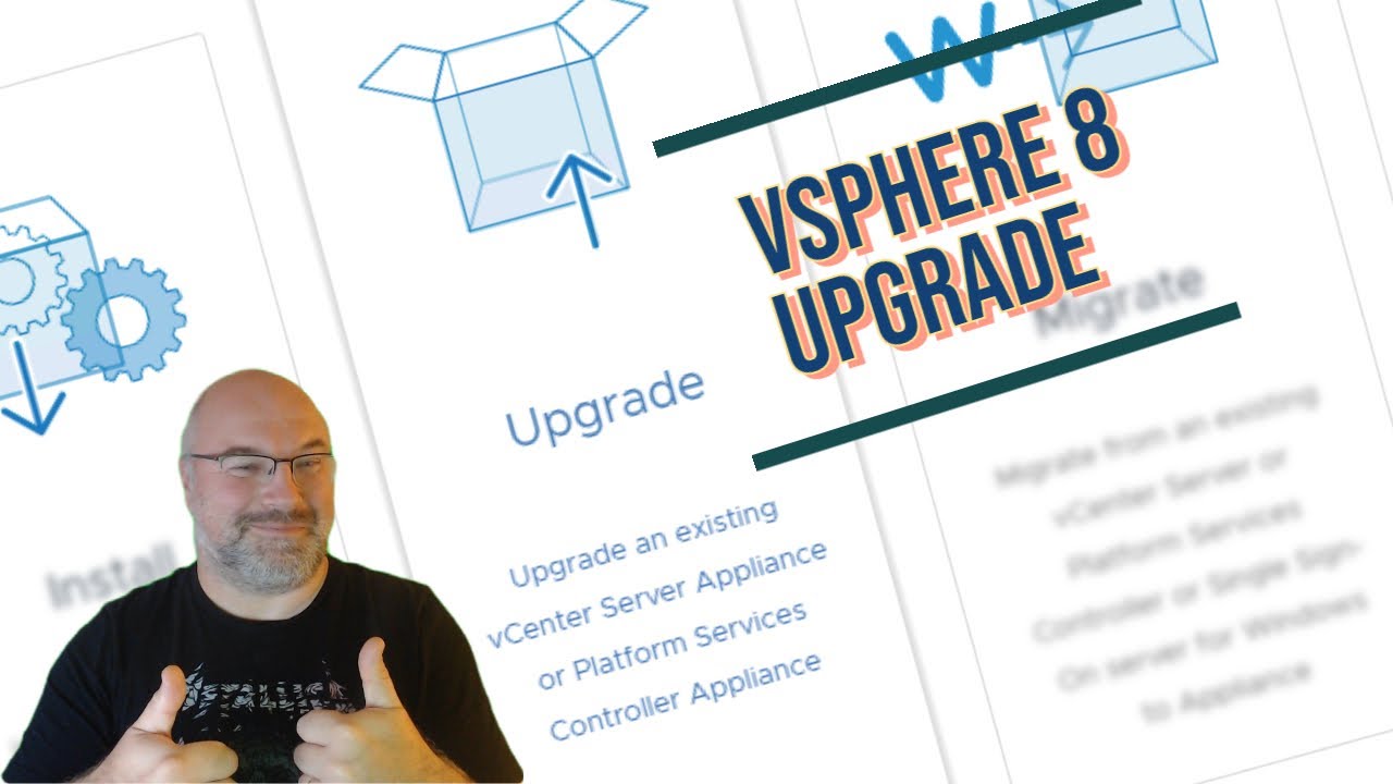 #vSphere8 upgrade!  How to upgrade your #vCenter Server 6.5\6.7\7.0 to vCenter 8.0