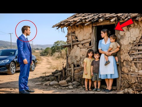 MILLONARIO SIGUE A LA LIMPIADORA Y LA VE EN UNA CASA ABANDONADA CON SUS HIJOS, QUE REVELAN LA VERDAD