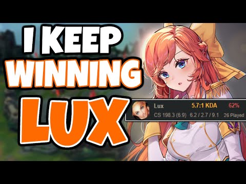 I can't stop WINNING and CARRYING with LUX MID in CHALLENGER | Challenger Lux - League of Legends