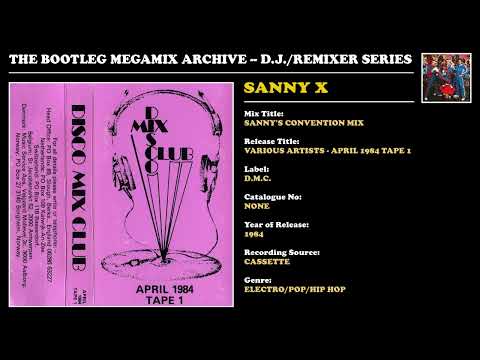 SANNY X * SANNY'S CONVENTION MIX * D.M.C. Records * 1984