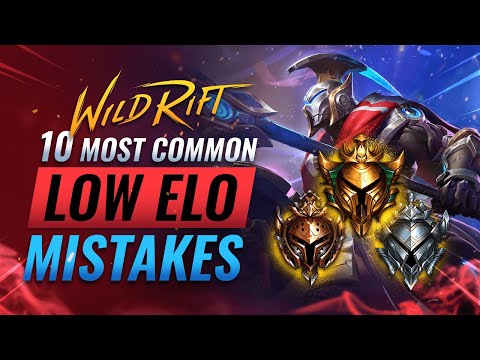 10 FATAL Mistakes EVERY Low Elo Player Makes in Wild Rift (LoL Mobile)