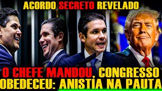 #1 O CONGRESSO SE CURVOU! O CHEFE MANDOU, ELES OBEDECERAM! ANISTIA É PAUTA!