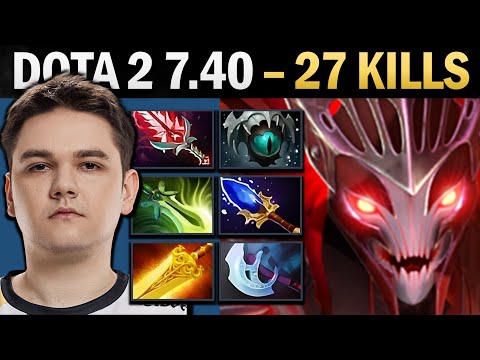 Spectre Pro Carry with Bloodthorn and 27 Kills - Dota Gameplay