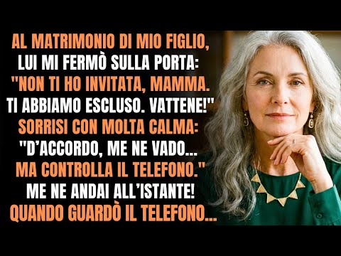 "Mamma, vattene dal mio matrimonio!"... Ma il segreto che ho svelato all'altare ha cambiato tutto…