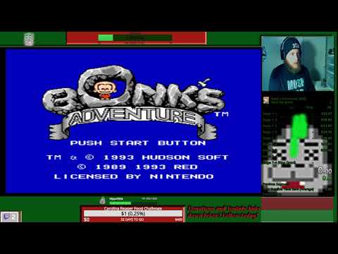 Bonk's Adventure (NES) Speedrun fail