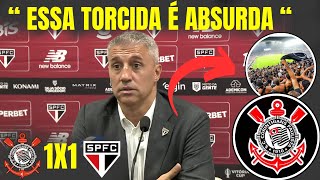 VEJA o que o TÉCNICO do SÃO PAULO falou da TORCIDA do CORINTHIANS !! 