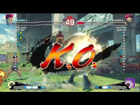 Eita [Akuma] vs t alloy body [Viper] SSF4 Japanese Online Ranked Matches - TRUE-HD