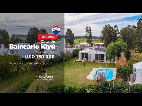 Venta casa en balneario Kiyú, San José