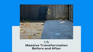 Preview of Watch This Patio Go From Overgrown to Outstanding! Full Pressure Washing Transformation!.