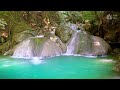 Soothing turquoise river for sleep, relax. Gentle water sounds. 10 hours white noise
