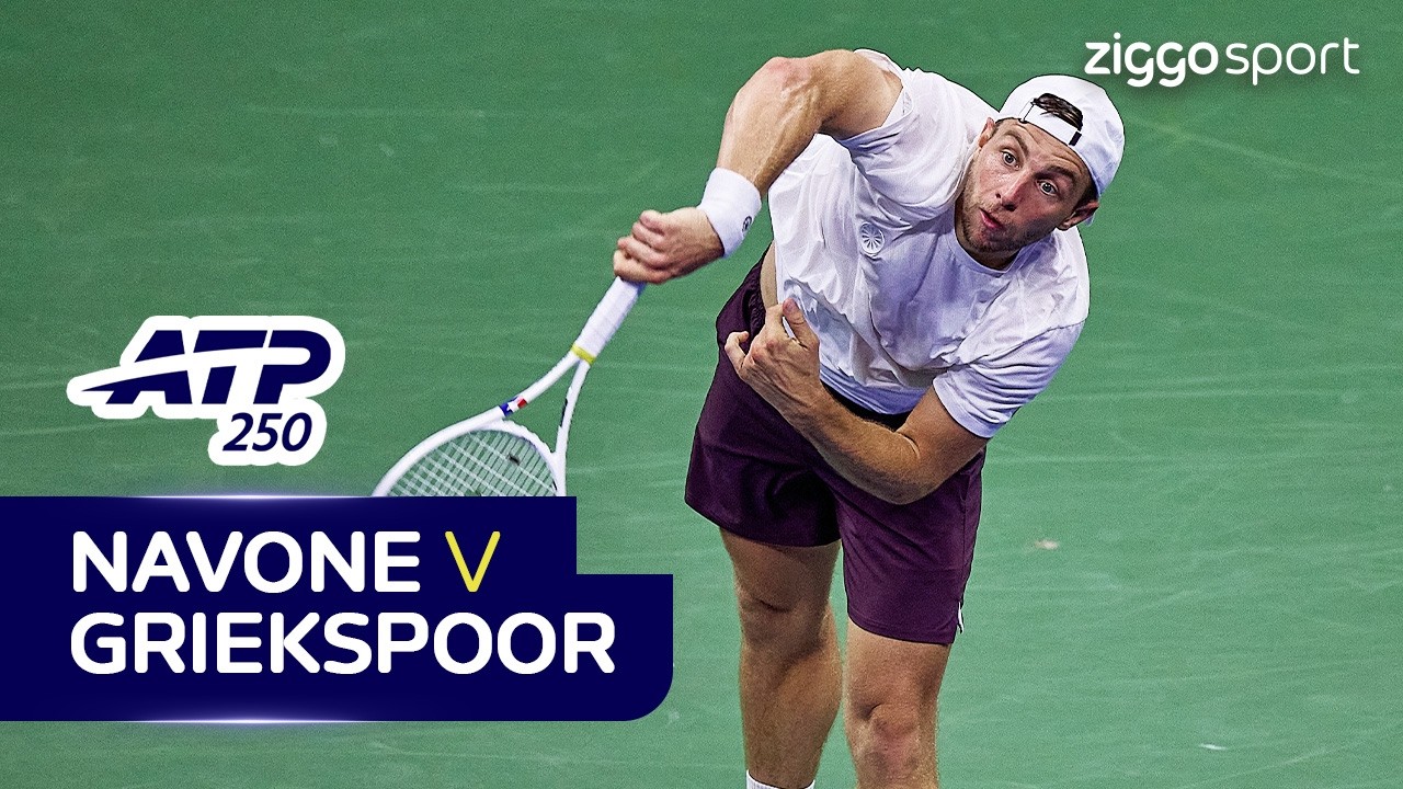 GRIEKSPOOR IN VORM IN ALWEER EEN SPANNENDE WEDSTRIJD!!🔥🔥 | Navone vs Griekspoor | ATP World Tour 250