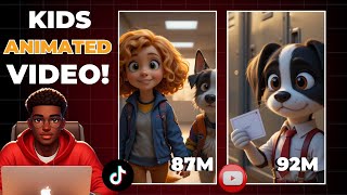 How To Make Animated Videos 100% FREE Using AI (New Viral Niche, No Paid Tools!)