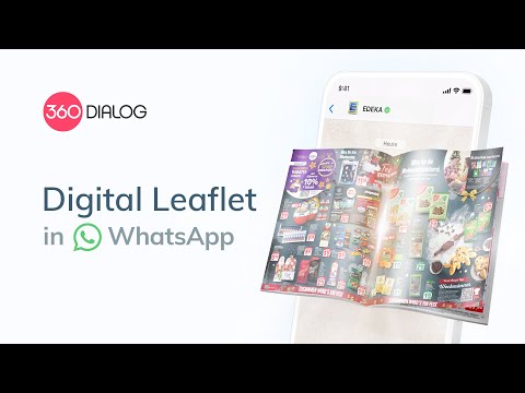 Digital Leaflet in WhatsApp for EDEKA — 360dialog