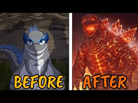 Loser Boy Gets Reincarnated as a Level 1 Godzilla but became King Of Monster | Manhwa Recap