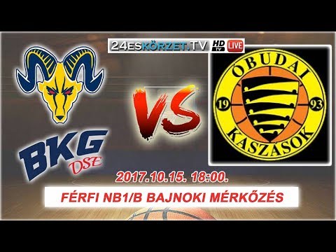 BKG-PRIMA SE - ÓBUDAI KASZÁSOK Férfi NB1/B bajnoki kosárlabda mérkőzés