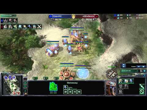 StarCraft 2 Wings of Liberty - EGIdrARC (Z) vs. EroSennin (P)