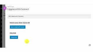 Lippincott Connect Blackboard Integration - Student - Link your Blackboard & thePoint accounts