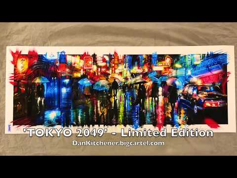 'Tokyo 2049' - New hand finished print