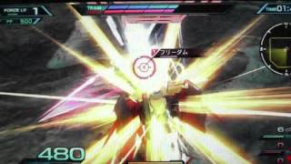 PS　vita{EXTREME　VS‐FORCE実況｝リモコン３　ハイネ　デスティニ―ガンダム