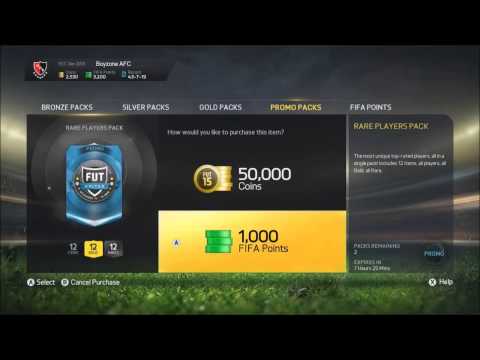Fifa 15 Opening Rare Gold Packs