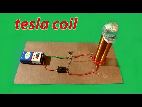 Make a mini "Tesla coil" (Easy to make)