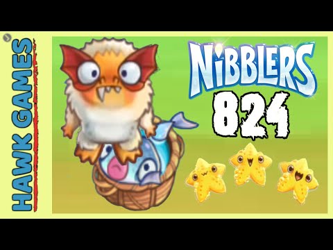 Fruit Nibblers Level 824 - 3 Stars Walkthrough, No Boosters