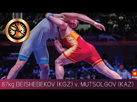 BRONZE GR - 87 kg: A. BEISHEBEKOV (KGZ) v. K. MUTSOLGOV (KAZ)