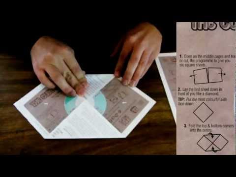 ORIGAMI CUBE CONSTRUCTION INSTRUCTION VIDEO