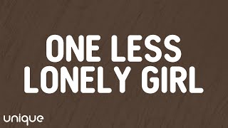 Justin Bieber - One Less Lonely Girl (Lyrics)