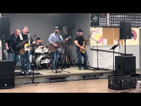 A little sound check with Ethan beating the skins.