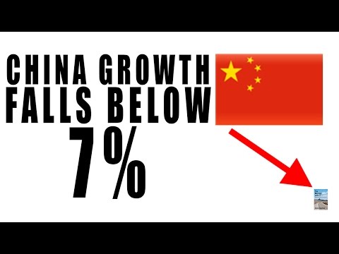 China Growth Falls Below 7% Again for 25 Year Low! Will China CRASH? China Growth Falls Below 7% Again for 25 Year Low! Will China CRASH?
