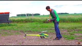 RC ADVENTURES - 12s Lipo - GOBLiN 700 Competition 3D Helicopter - Inspection and Flight