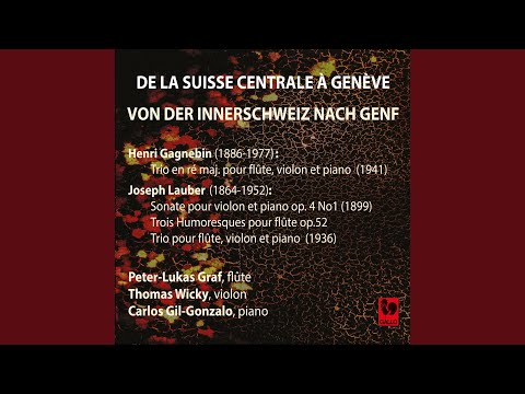 Trio in D Major, Op. 46: II. Passacaglia