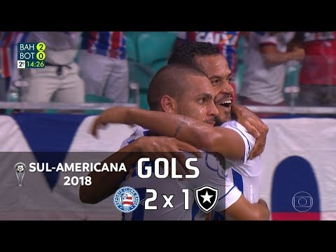 Bahia 2 x 1 Botafogo - Sul-Americana 2018 - Globo ...